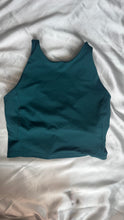 Load image into Gallery viewer, Storm Teal High Neck Tank Top (Align6)